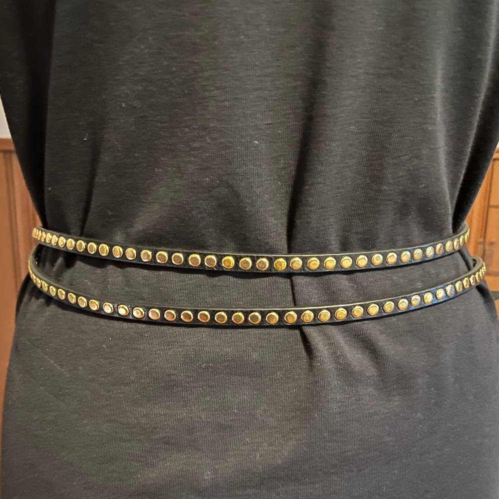 Leather Double Wrap Belt - Picture 3 of 7